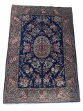 Tappeto Qum Vecchio in Lana e Cotone – 157x104 cm, Fatto a Mano