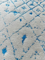 Tappeto Moderno in Cotone e Seta – 100 x 54 cm