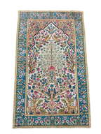 Tappeto Kirman Vecchio – 150x95 cm, Lana e Cotone, Fatto a Mano