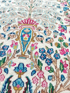 Tappeto Kirman Vecchio – 150x95 cm, Lana e Cotone, Fatto a Mano