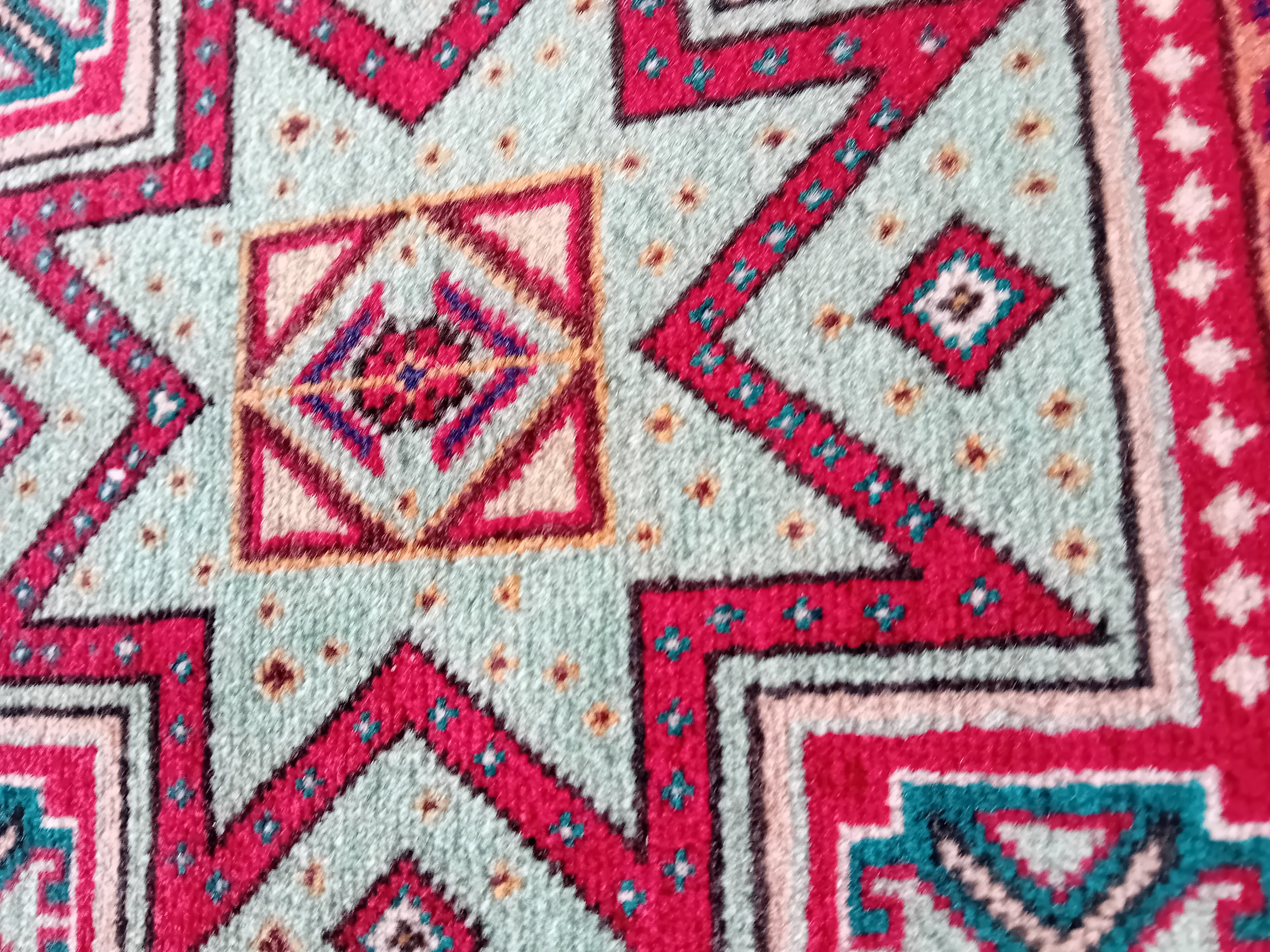 Tappeto Tabriz Fatto a Mano in Lana e cotone – 143x104 cm