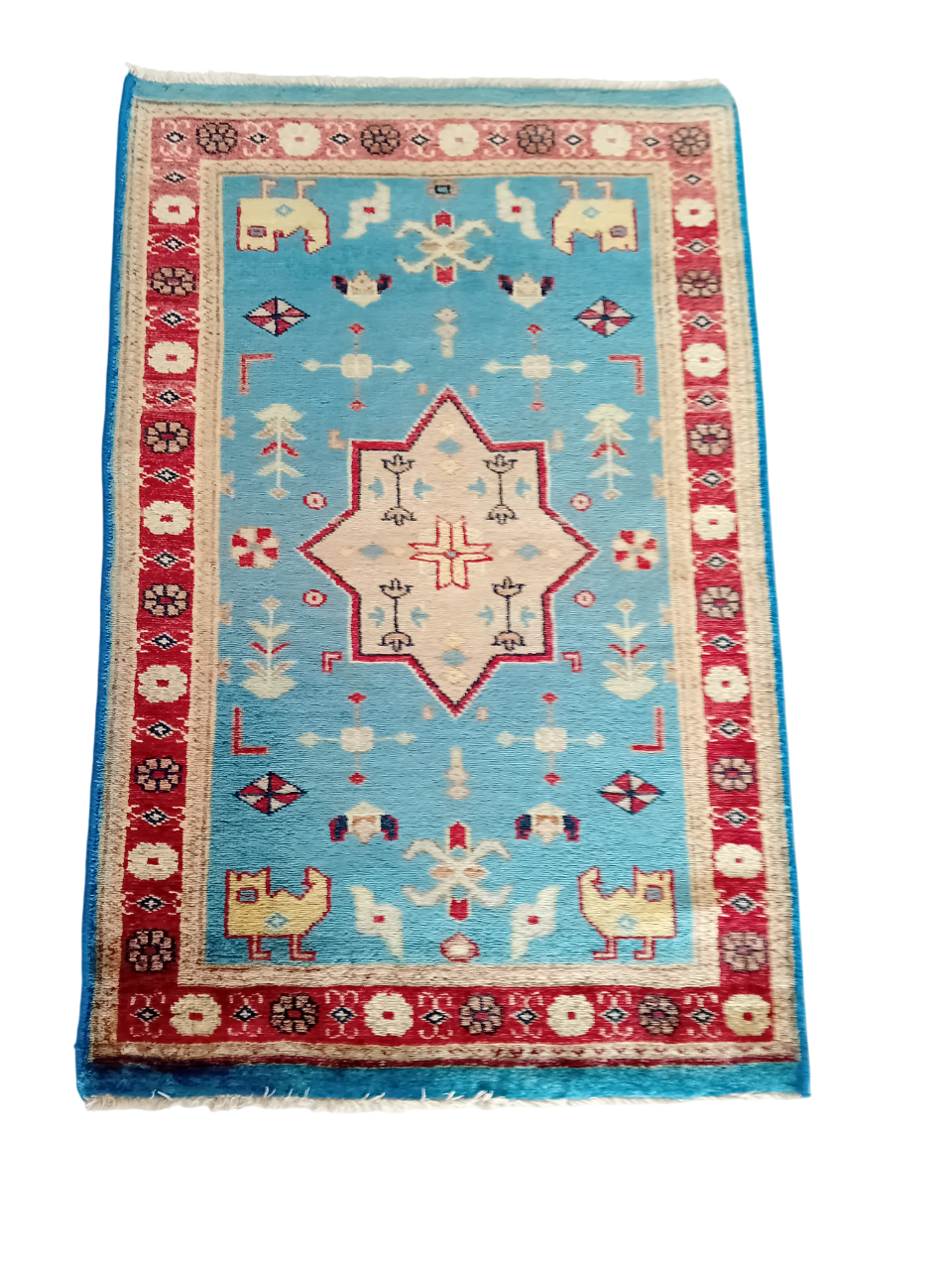 Tappeto Kazak fatto a mano – Qualità Gold – 100 x 55 cm