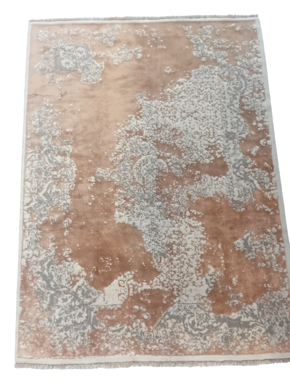 Tappeto Handloom 193x126 cm in Lana e Seta Naturale