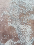 Tappeto Handloom 193x126 cm in Lana e Seta Naturale