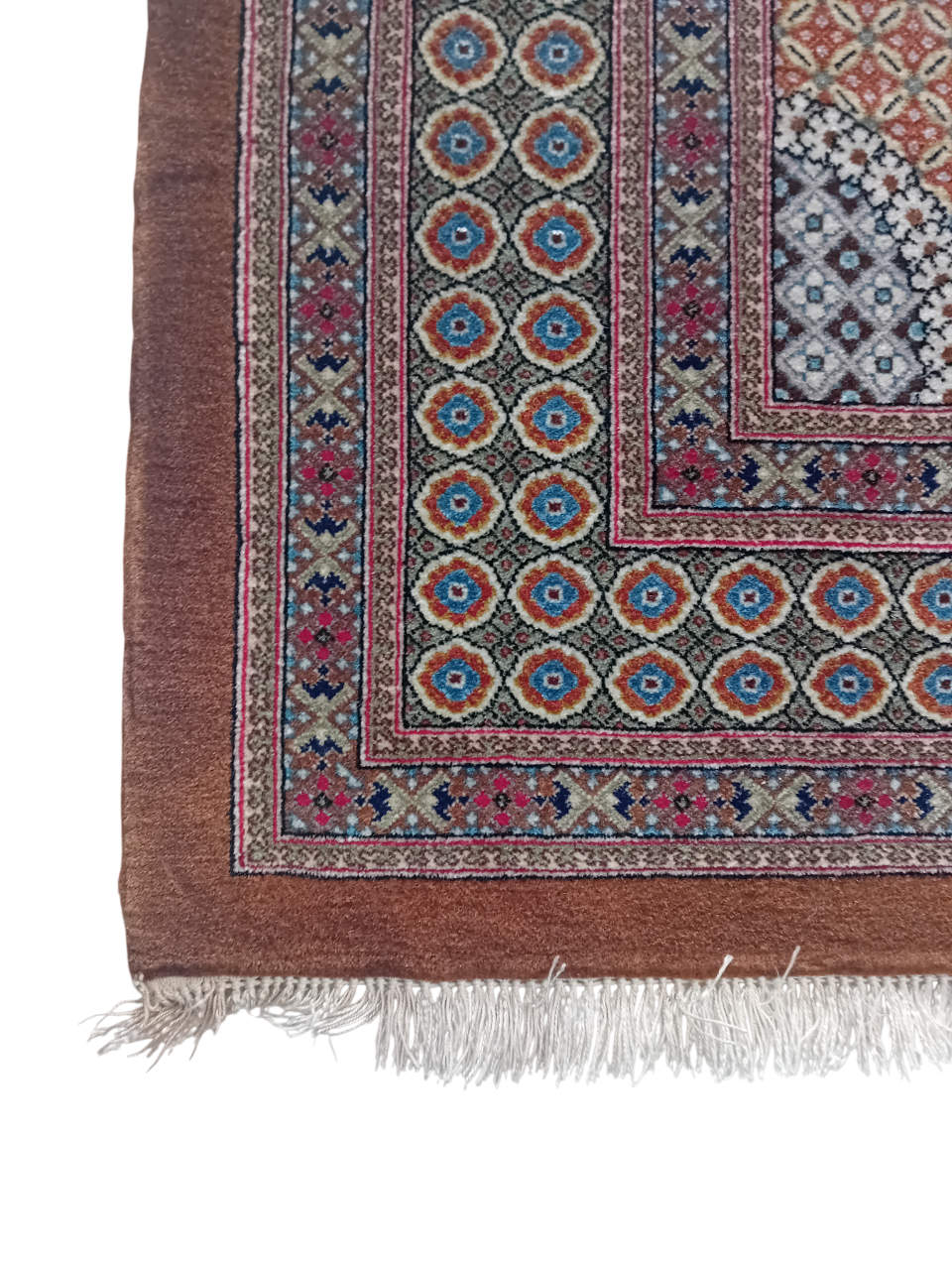 Tappeto Qum in Lana e Seta, 150x100 cm, Fatto a Mano