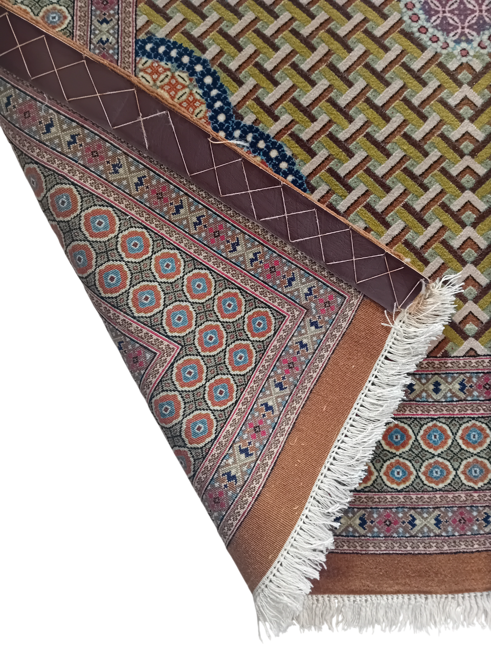 Tappeto Qum in Lana e Seta, 150x100 cm, Fatto a Mano