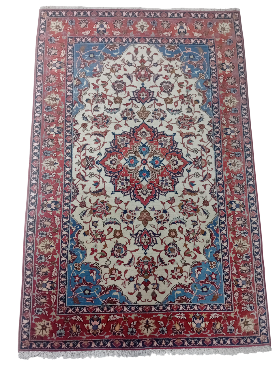 Tappeto Handloom in Lana e Seta Naturale – 158 x 100 cm