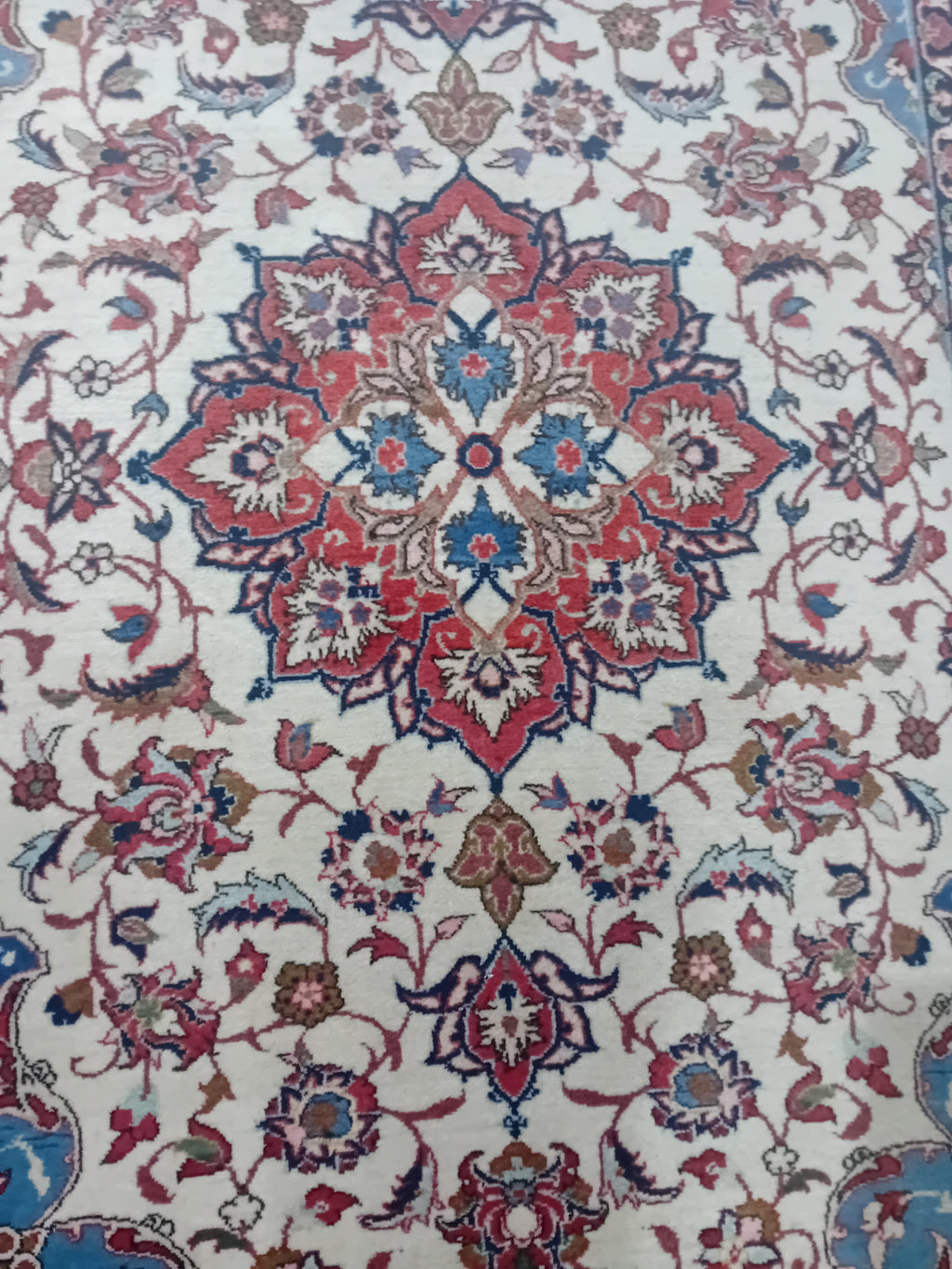 Tappeto Handloom in Lana e Seta Naturale – 158 x 100 cm