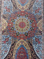 Tappeto Tabriz 153x100 cm in Lana, Seta e Cotone