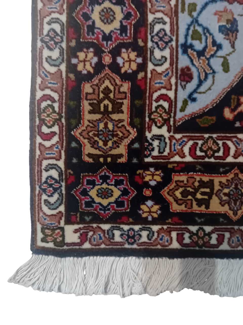 Tappeto Tabriz 153x100 cm in Lana, Seta e Cotone