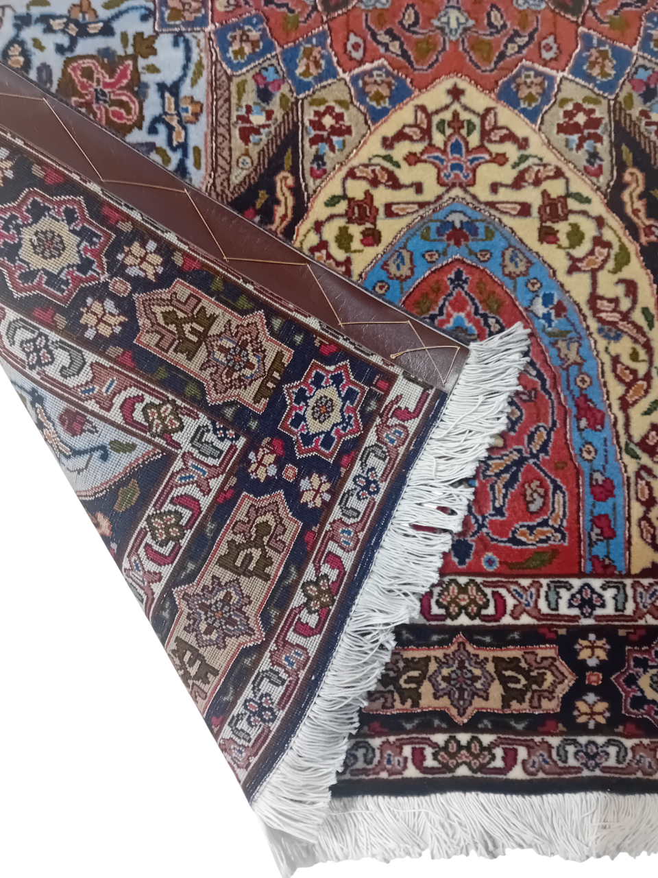 Tappeto Tabriz 153x100 cm in Lana, Seta e Cotone