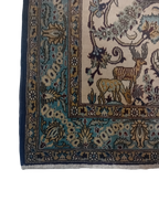 Tappeto Vecchio Qum 154x104 cm in Lana, Seta e Cotone