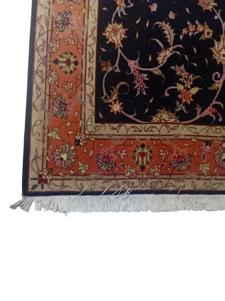 Tappeto Tabriz in Lana, Seta e Cotone – 155 x 104 cm