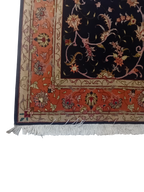 Tappeto Tabriz in Lana, Seta e Cotone – 155 x 104 cm