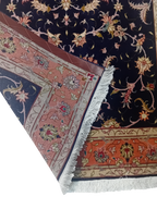 Tappeto Tabriz in Lana, Seta e Cotone – 155 x 104 cm