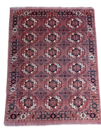 Tappeto Turkman 160x125 cm in Lana su Lana