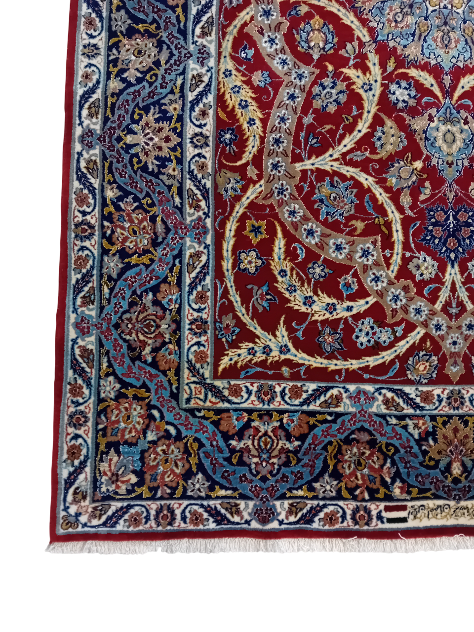 Tappeto Isfahan 170x113 cm in Lana e Seta