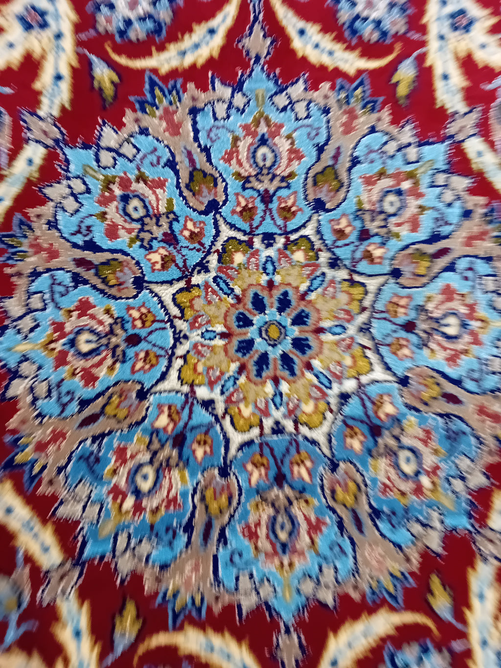 Tappeto Isfahan 170x113 cm in Lana e Seta