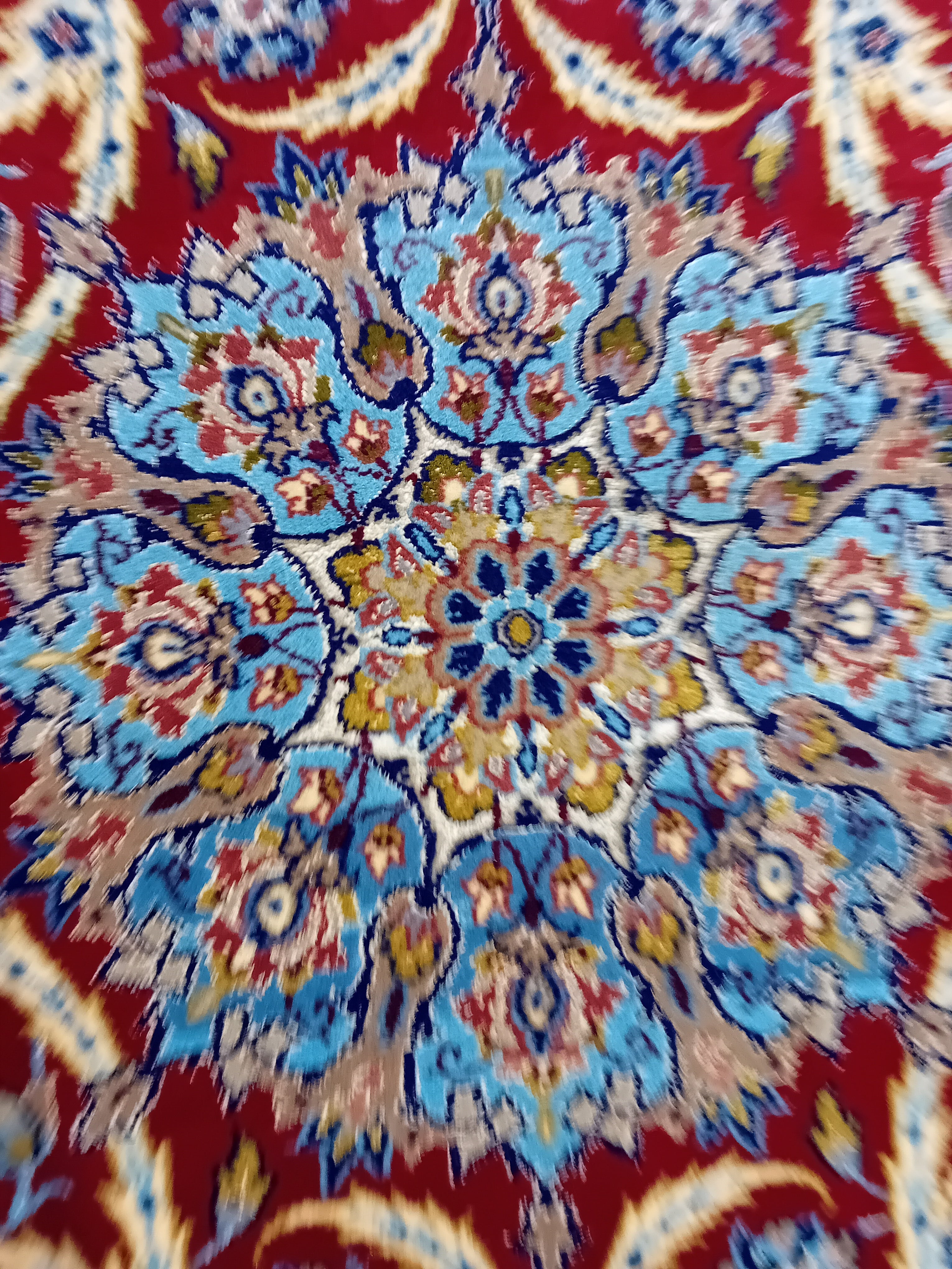 Tappeto Isfahan 170x113 cm in Lana e Seta