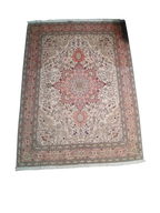 Tappeto Tabriz 207x157 cm in Lana, Seta e Cotone