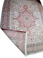 Tappeto Tabriz 207x157 cm in Lana, Seta e Cotone
