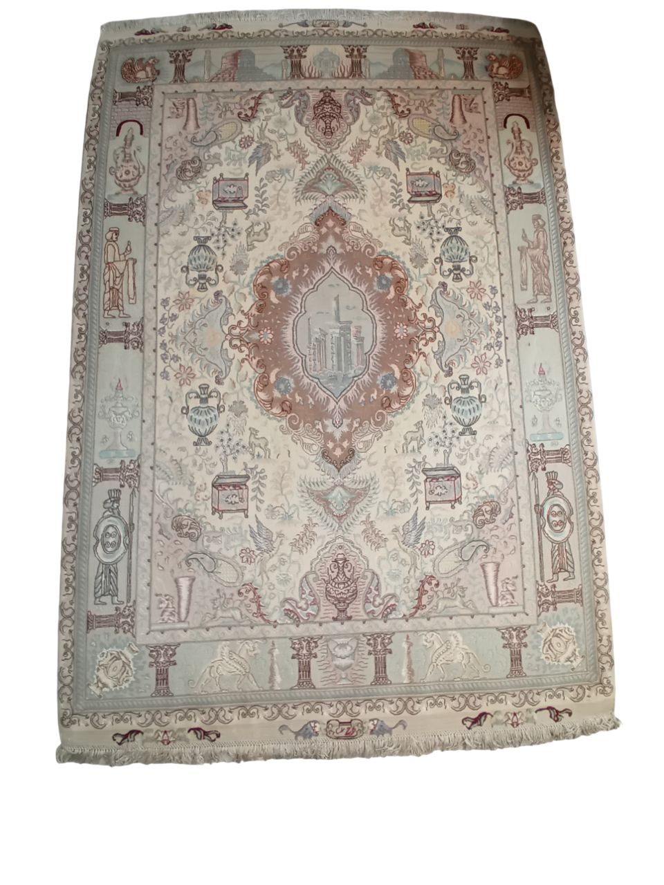Tappeto Tabriz in Lana e Seta su Seta – 210 x 152 cm