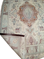 Tappeto Tabriz in Lana e Seta su Seta – 210 x 152 cm