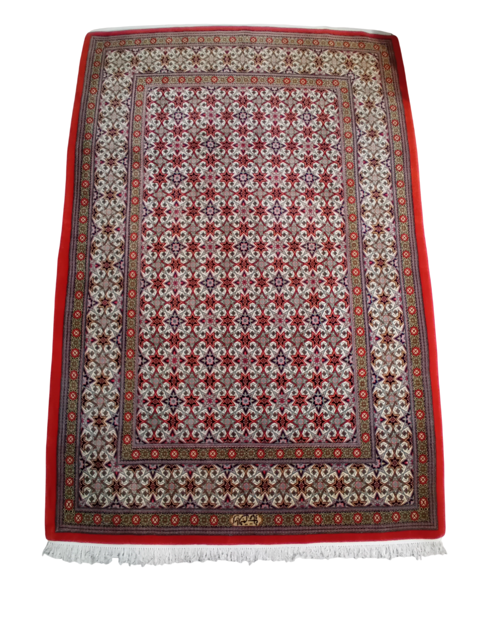 Tappeto Qum 200x134 cm – Lana e Cotone, Stile Classico