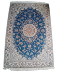 Tappeto Nain 9la 205x140 cm – Lana, Seta e Cotone