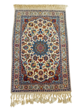 Tappeto Isfahan 100x66 cm in Lana e Seta