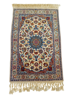Tappeto Isfahan 100x66 cm in Lana e Seta