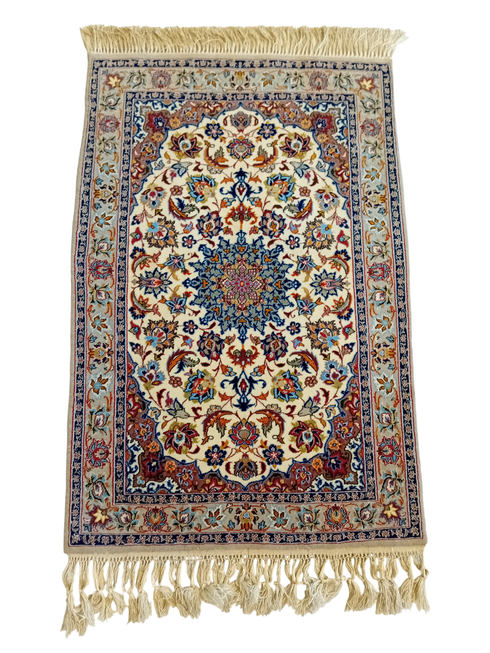 Tappeto Isfahan 100x66 cm in Lana e Seta