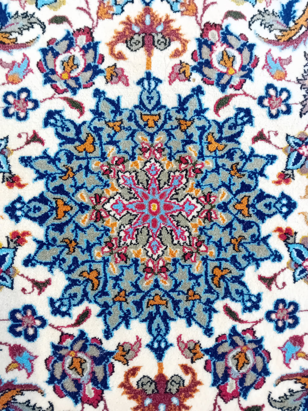 Tappeto Isfahan 100x66 cm in Lana e Seta