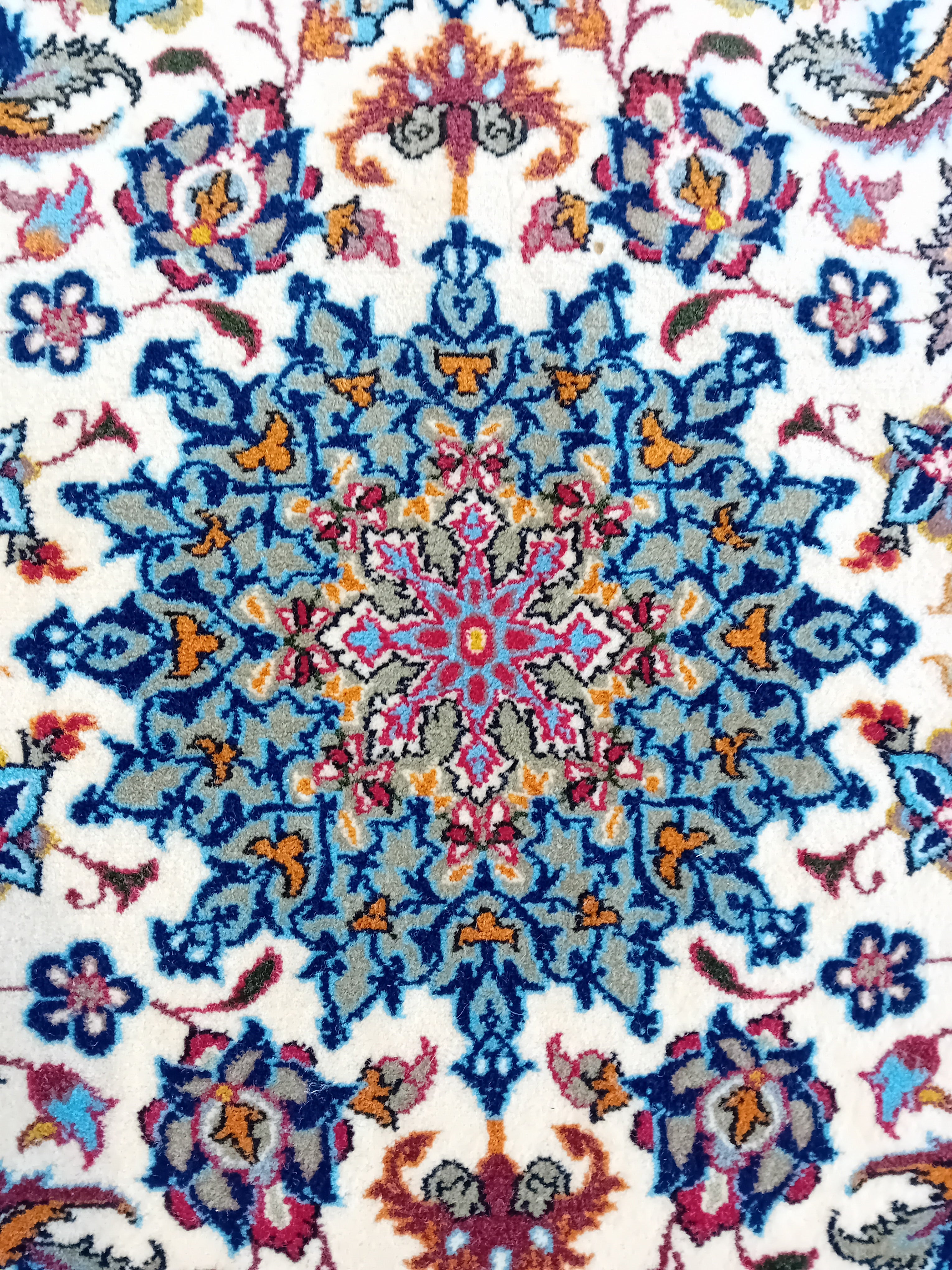 Tappeto Isfahan 100x66 cm in Lana e Seta