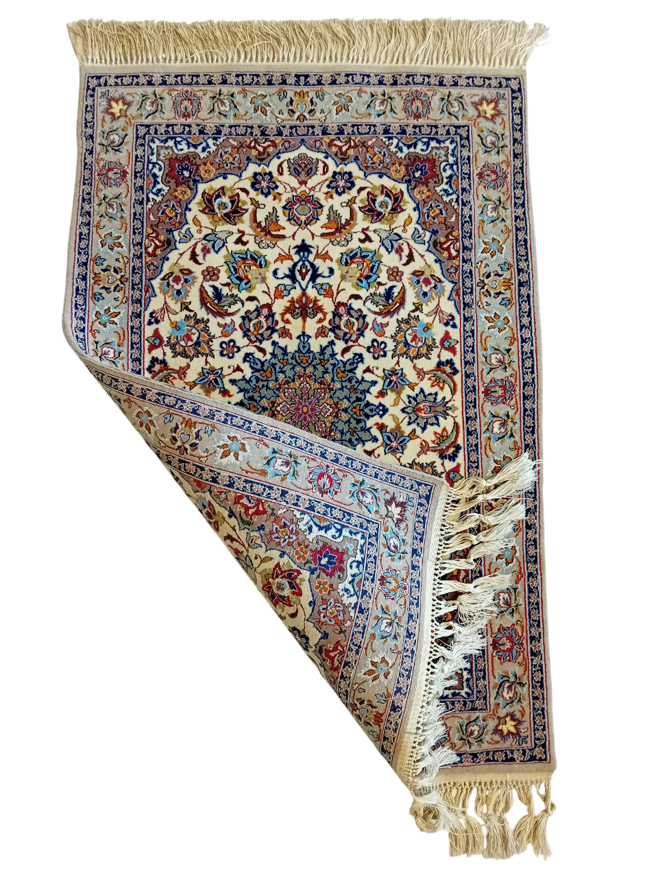 Tappeto Isfahan 100x66 cm in Lana e Seta