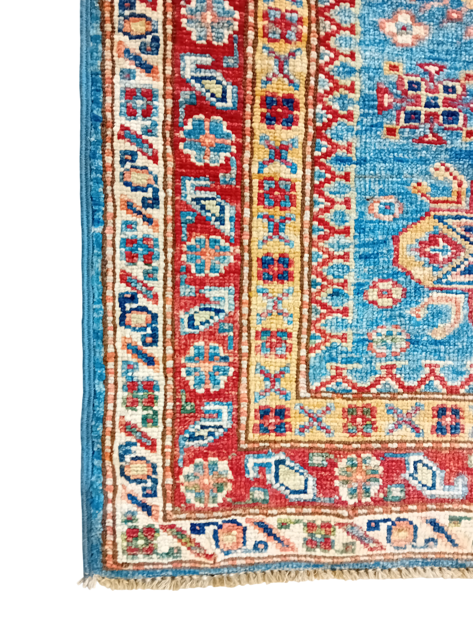 Tappeto Kazak in Lana su Cotone – 178 × 63 cm