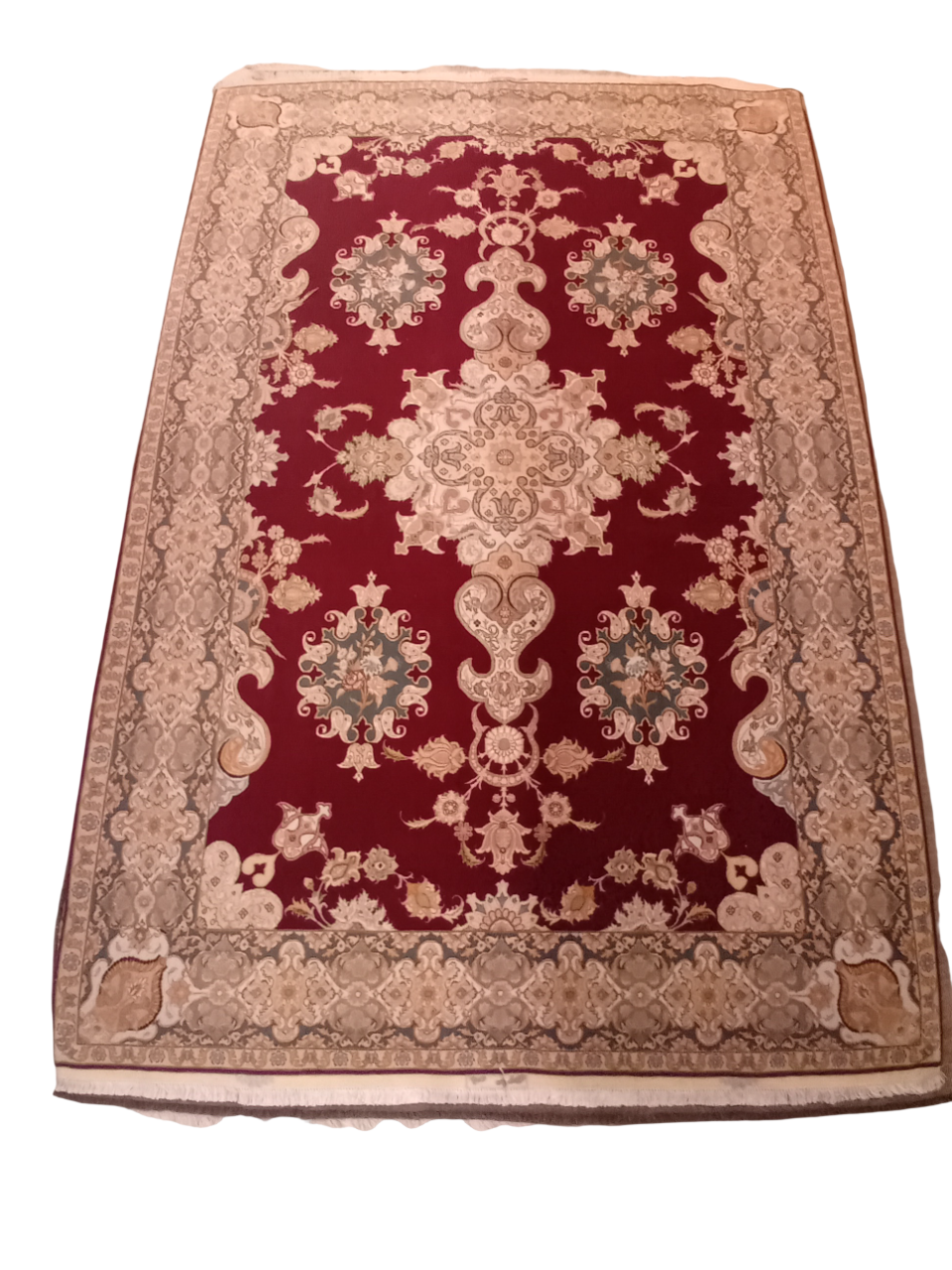 Tappeto Tabriz 300x200 cm in Lana e Seta
