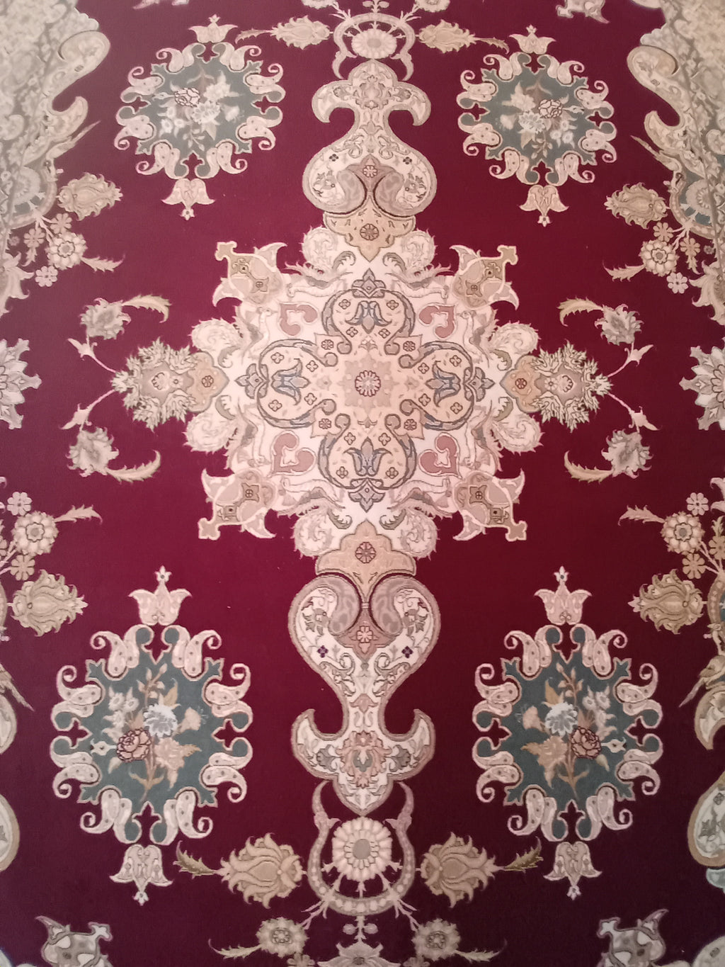 Tappeto Tabriz 300x200 cm in Lana e Seta