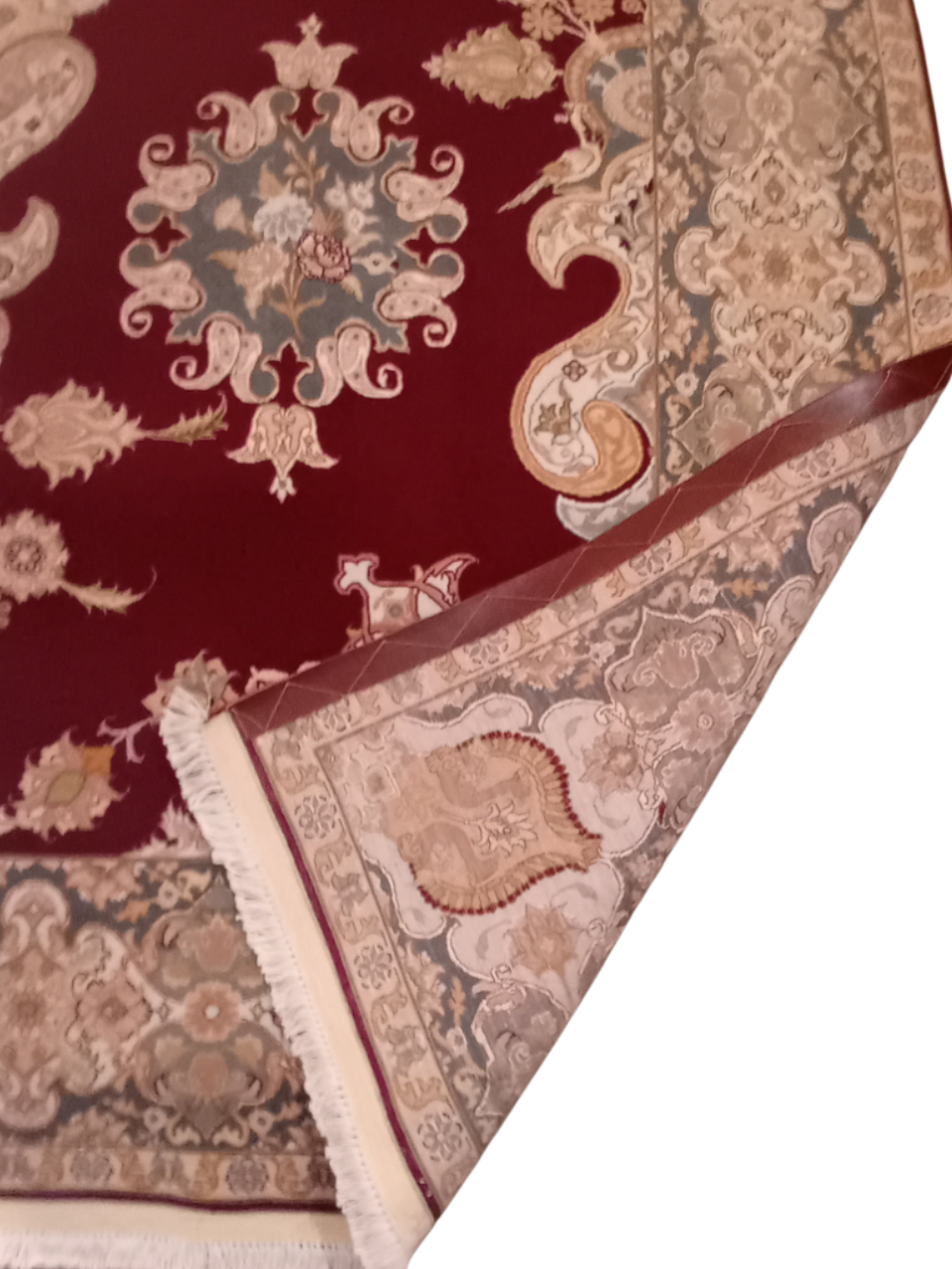 Tappeto Tabriz 300x200 cm in Lana e Seta