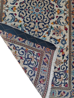 Tappeto Kashan in Lana e Cotone – 127 x 64 cm
