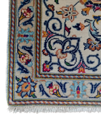 Tappeto Kashan in Lana e Cotone – 127 x 64 cm