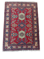Tappeto Kazak Gold in Lana e Cotone – 120 x 85 cm