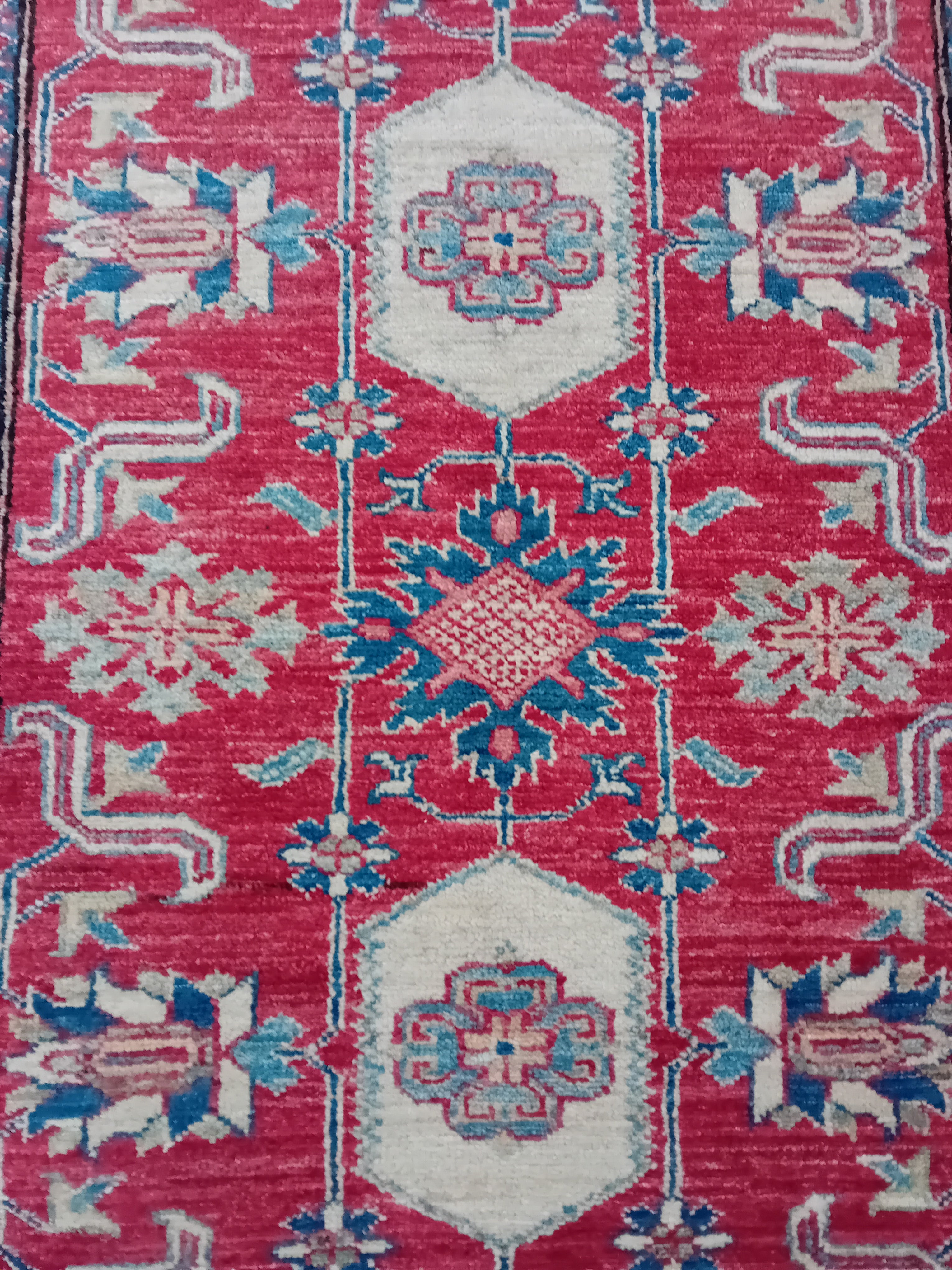 Tappeto Kazak Gold in Lana e Cotone – 120 x 85 cm