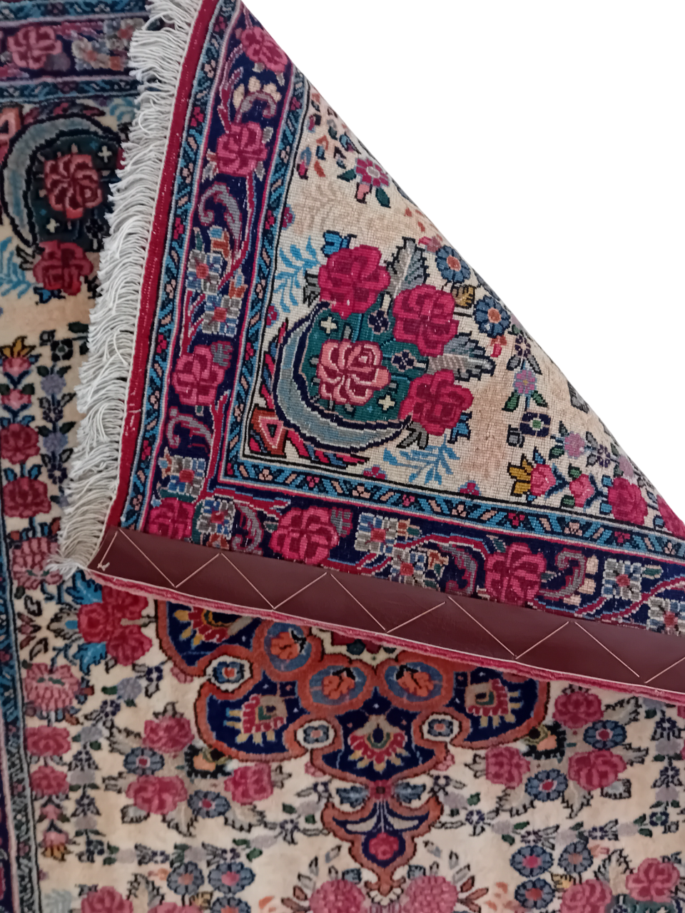 Tappeto Bijar in Lana e Cotone – 93 x 80 cm