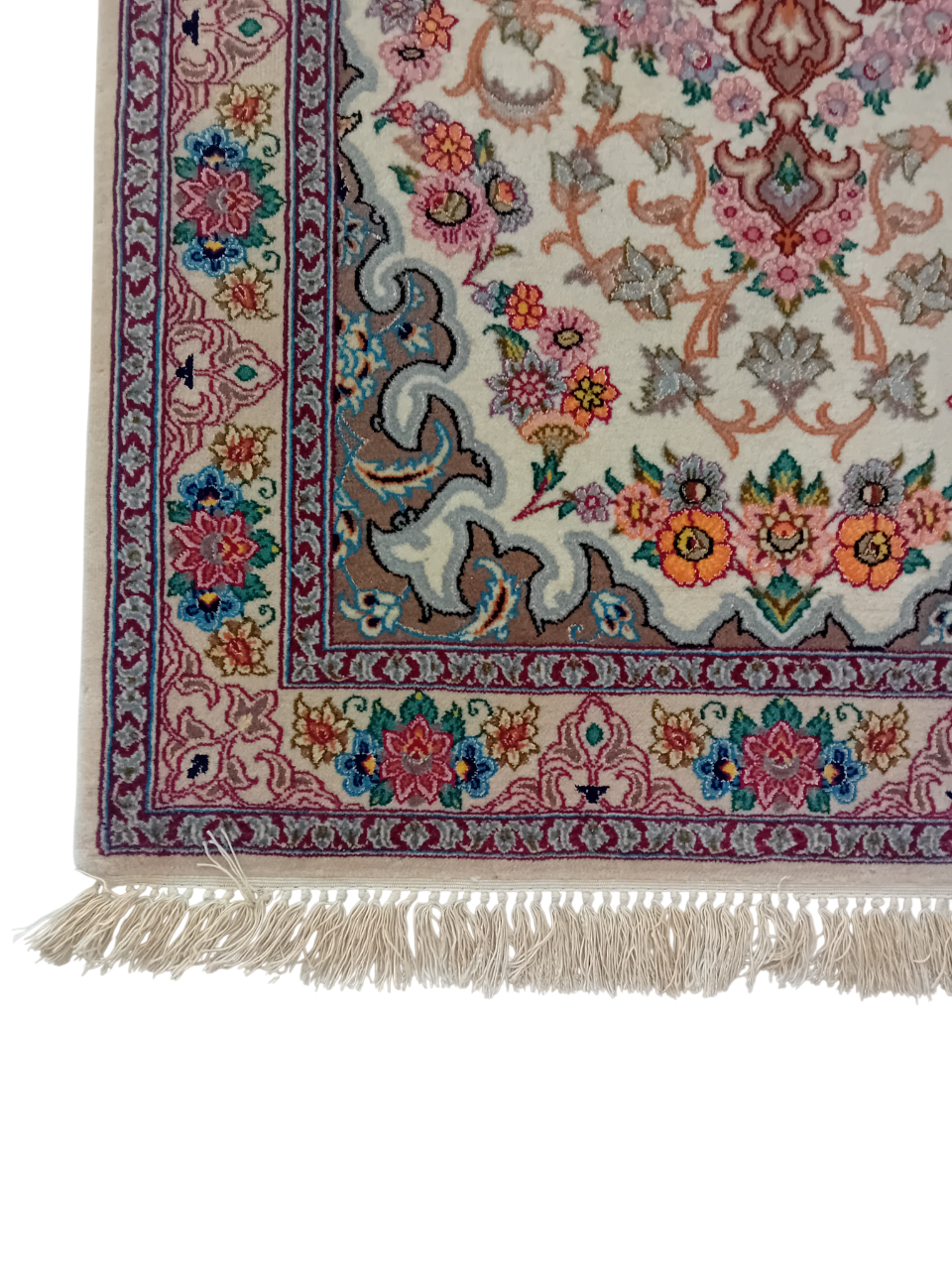 Tappeto Isfahan in Lana e Seta – 105 x 70 cm