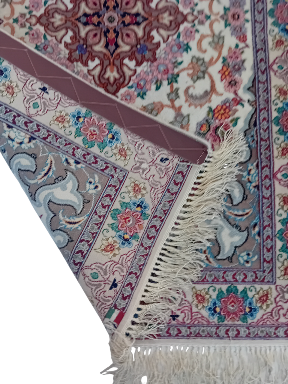 Tappeto Isfahan in Lana e Seta – 105 x 70 cm