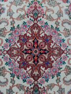 Tappeto Isfahan in Lana e Seta – 105 x 70 cm