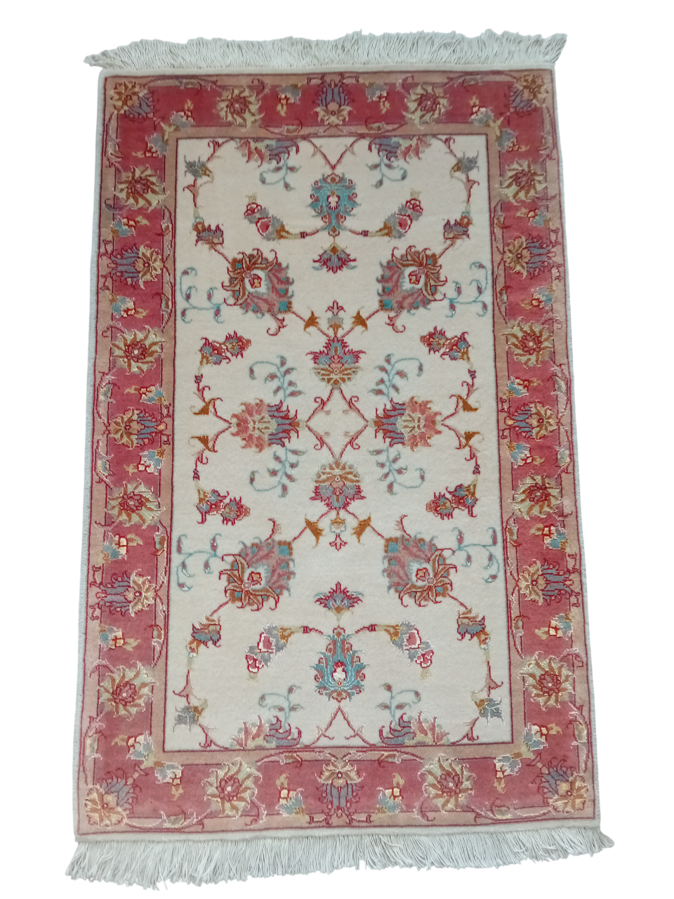 Tappeto Tabriz in Lana e Seta – 117 x 74 cm