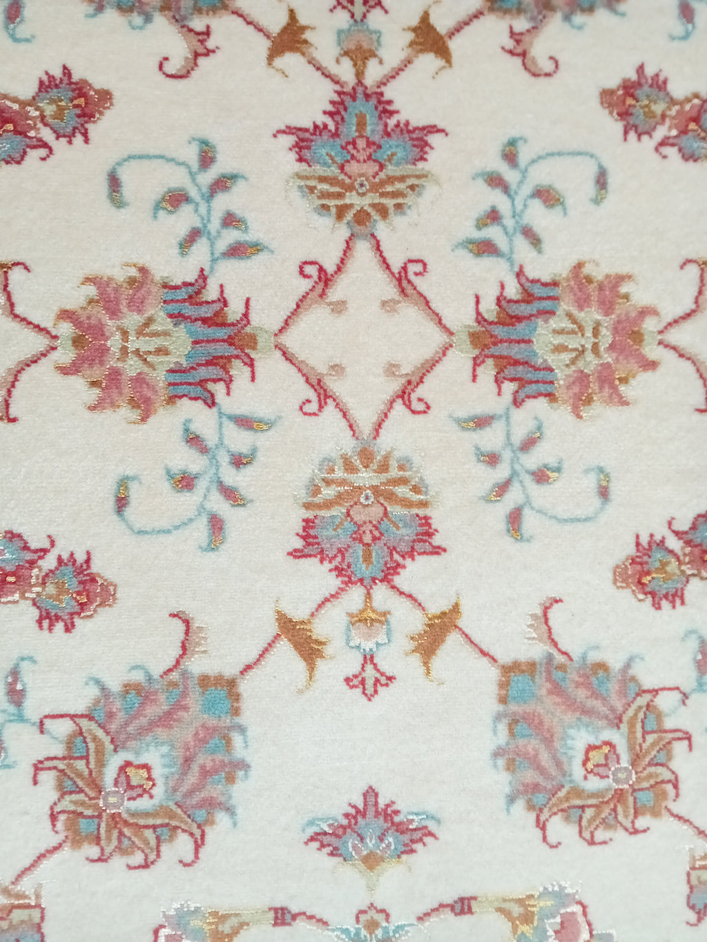 Tappeto Tabriz in Lana e Seta – 117 x 74 cm