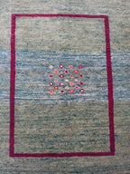 Tappeto Gabbeh in Lana e Cotone – 126 x 73 cm